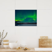 Nordlichter (Aurora borealis) Poster (Küche)