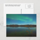 Nordlichter (Aurora borealis) Postkarte (Vorne/Hinten)