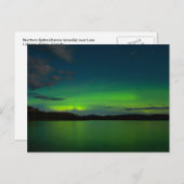 Nordlichter (Aurora borealis) Postkarte (Vorne/Hinten)