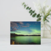 Nordlichter (Aurora borealis) Postkarte (Stehend Vorderseite)