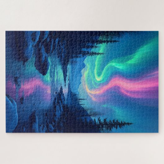Nordlichter Aurora Borealis Puzzle (Horizontal)