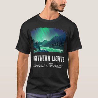 Nordlichter, Aurora Borealis  T-Shirt