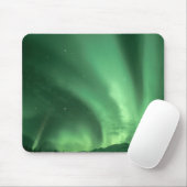 Nordlichter, Aurora borealis, über Vorgebirge Mousepad (Mit Mouse)