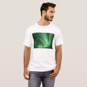 Nordlichter, Aurora borealis, über Vorgebirge T-Shirt (Vorne ganz)