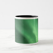 Nordlichter, Aurora borealis, über Vorgebirge Zweifarbige Tasse (Mittel)