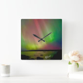 Nordlichter Aurora Borealis Uhr (Zuhause)