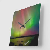 Nordlichter Aurora Borealis Uhr (Winkel)