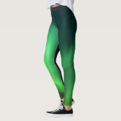 Nordlichter Aurora Borealis Yoga Pants Green Leggings (Links)