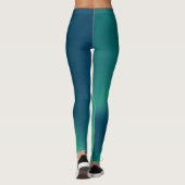 Nordlichter Aurora Borealis Yoga Pants Green Leggings (Rückseite)