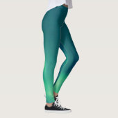 Nordlichter Aurora Borealis Yoga Pants Green Leggings (Rechts)