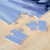 Nordlichter | Berge Winter Aquarell Puzzle (Seite)