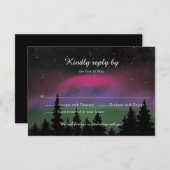 Nordlichter Bergspitzen Hochzeiten RSVP Save The Date (Vorne/Hinten)