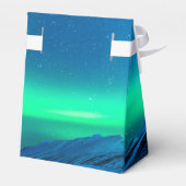 Nordlichter der Arktis Hochzeiten Geschenkschachtel (Rückseite)
