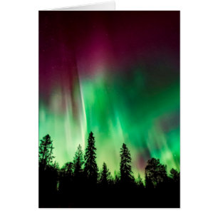 Nordlichter der Aurora borealis