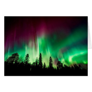 Nordlichter der Aurora borealis