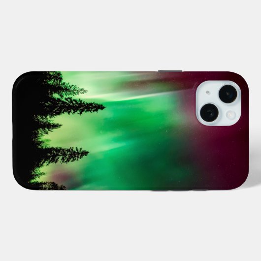 Nordlichter der Aurora borealis Case-Mate iPhone Hülle (Rückseite (Horizontal))
