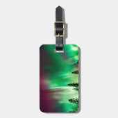 Nordlichter der Aurora borealis Gepäckanhänger (Vorderseite vertikal)