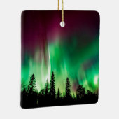 Nordlichter der Aurora borealis Keramikornament (Rechts)
