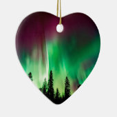 Nordlichter der Aurora borealis Keramikornament (Rechts)