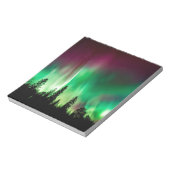 Nordlichter der Aurora borealis Notizblock (Rotiert)