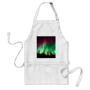 Nordlichter der Aurora borealis Schürze