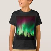 Nordlichter der Aurora borealis T-Shirt (Vorderseite)