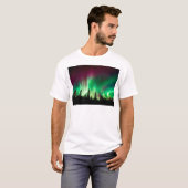 Nordlichter der Aurora borealis T-Shirt (Vorne ganz)