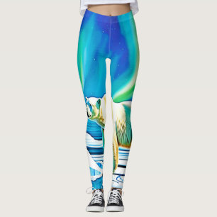 Nordlichter des Arktischen Bären Leggings
