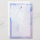 Nordlichter des Monogramm-| II Briefpapier (Vorne/Hinten)