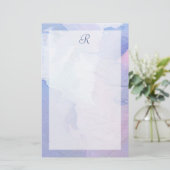 Nordlichter des Monogramm-| II Briefpapier (Stehend Vorderseite)