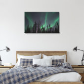 Nordlichter durch die Leinwand Bäume (Insitu (Schlafzimmer))