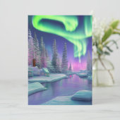 Nordlichter Einladung (Stehend Vorderseite)