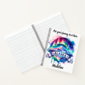 Nordlichter erhellen Alaskas Schönheit Notizblock (Innenseite)