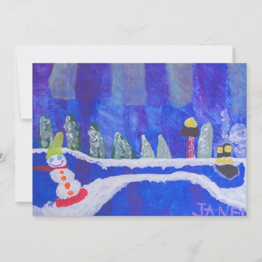 Nordlichter Feiertagskarte (Vorderseite)