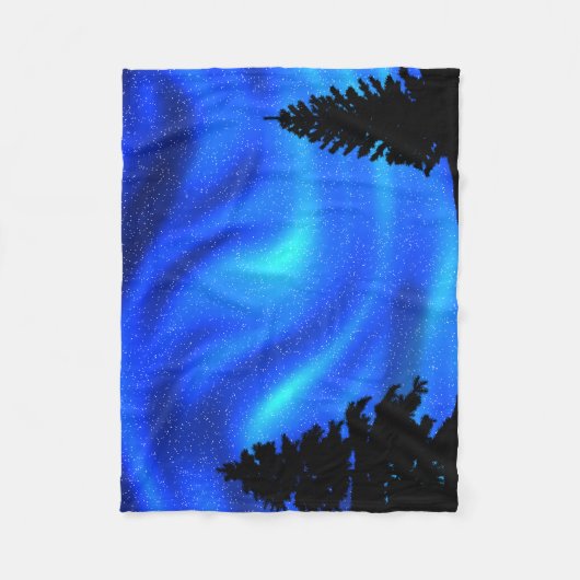 Nordlichter Fleecedecke (Vorderseite)