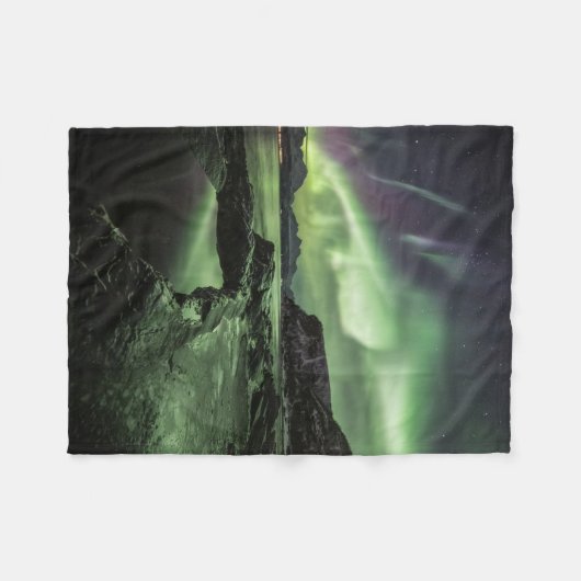 Nordlichter Fleecedecke (Vorderseite (Horizontal))