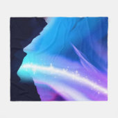 Nordlichter Fleecedecke (Vorderseite (Horizontal))