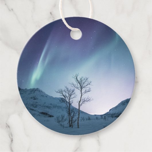 Nordlichter Geschenkanhänger (Vorderseite)