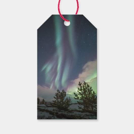 Nordlichter Geschenkanhänger (Vorderseite)