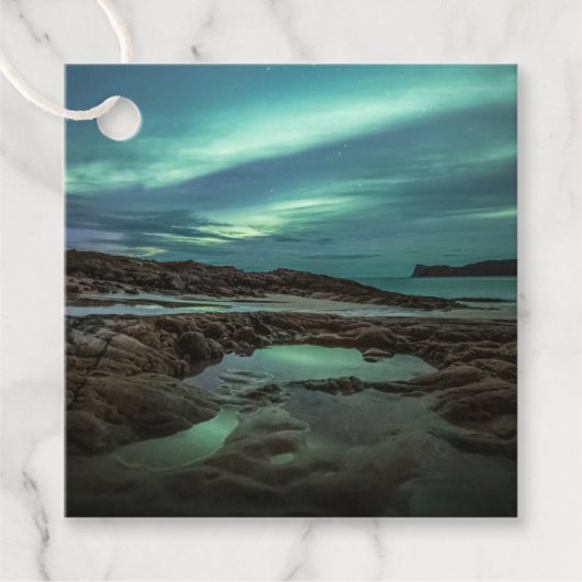 Nordlichter Geschenkanhänger (Vorderseite)