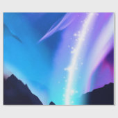 Nordlichter Geschenkpapier (Flach)