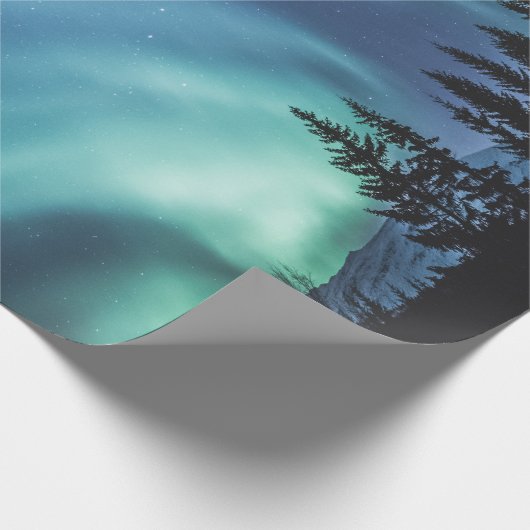 Nordlichter Geschenkpapier (Ecke)