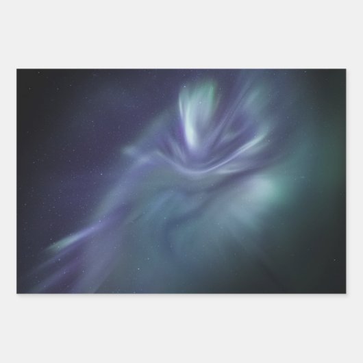 Nordlichter Geschenkpapier Set (Vorderseite)