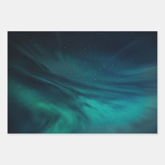 Nordlichter Geschenkpapier Set (Vorderseite 2)