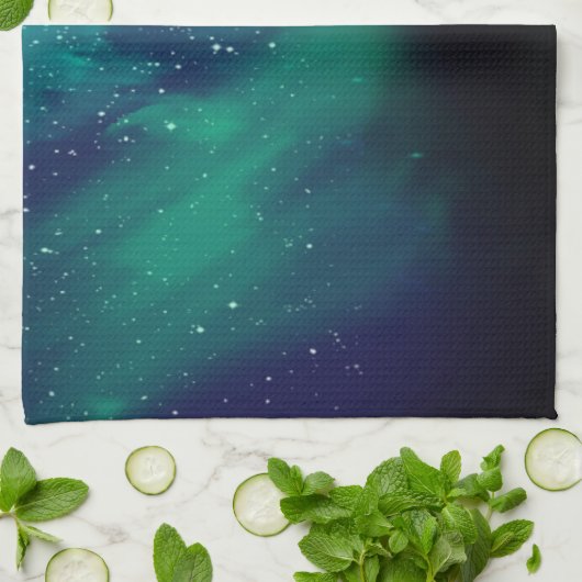 Nordlichter Geschirrtuch (Gefaltet)