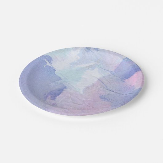 Nordlichter II Pappteller (Schrägansicht)