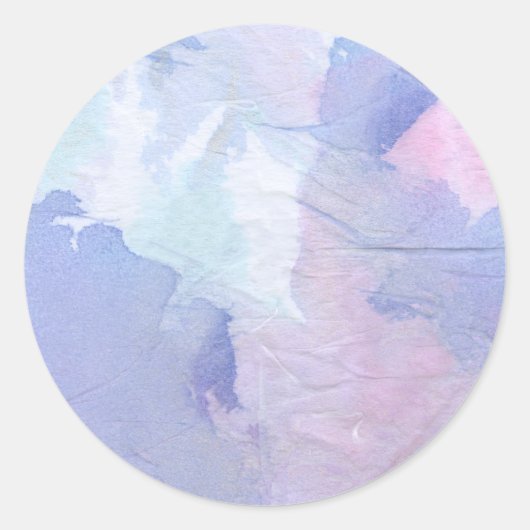 Nordlichter II Runder Aufkleber (Vorderseite)