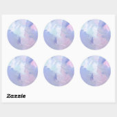 Nordlichter II Runder Aufkleber (Blatt)