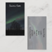 Nordlichter im nördlichen Wald Visitenkarte (Vorne/Hinten)
