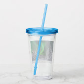 Nordlichter im Winter Acryltrinkbecher (Rückseite)